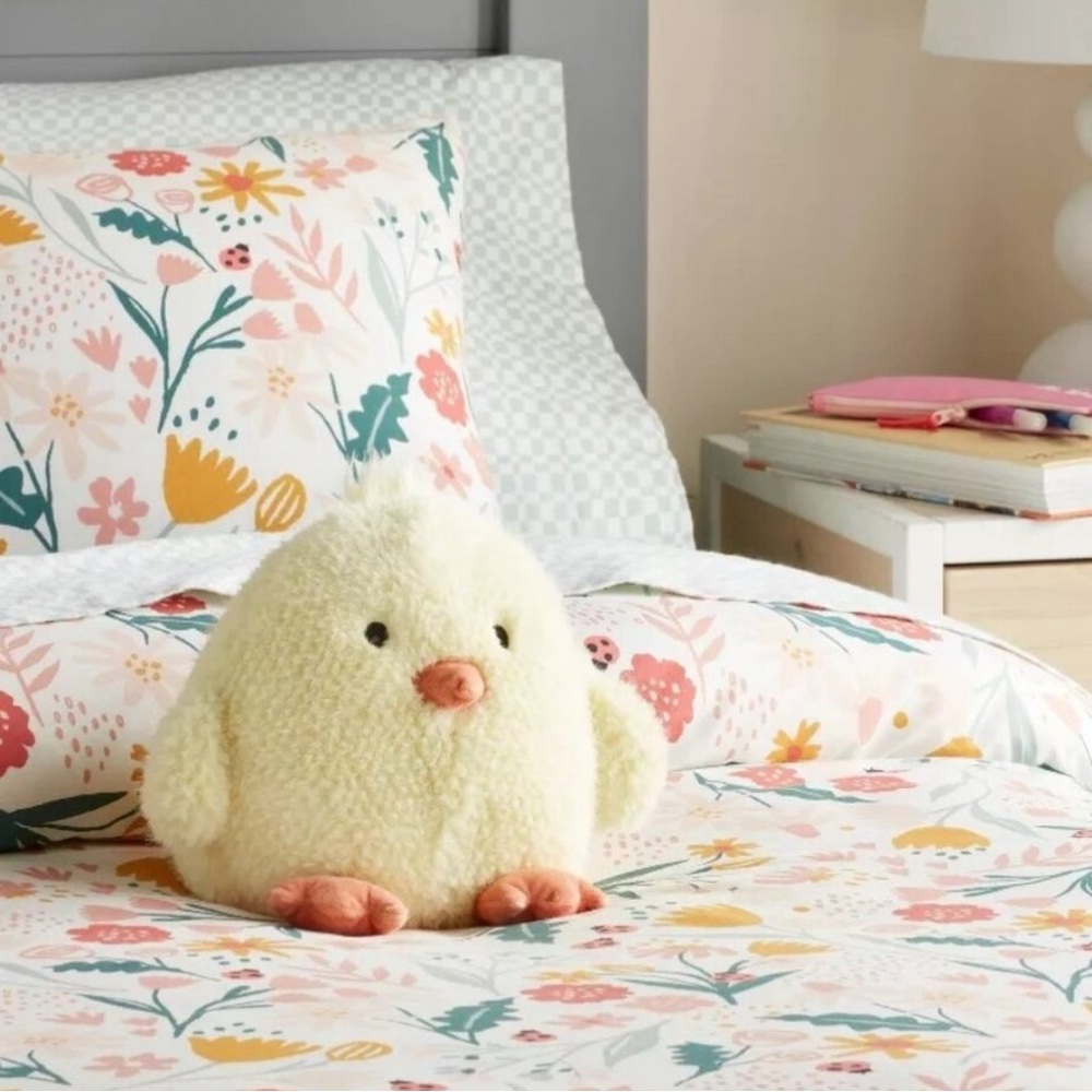 Pillowfort Chick Mini Kids' Weighted Plush Yellow Easter Sensory